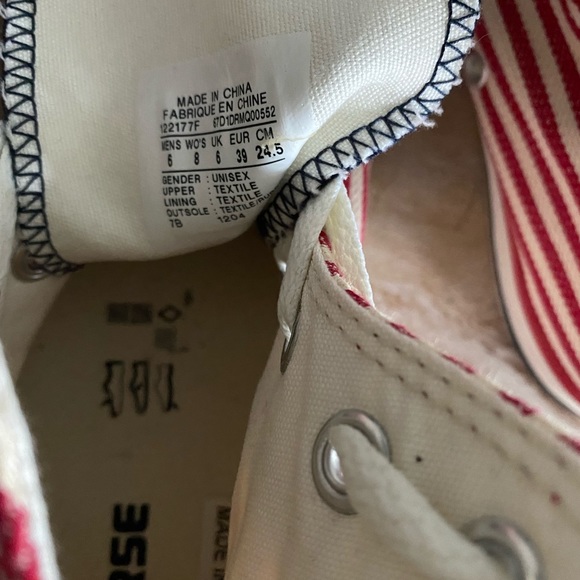 Converse All Star High~Top W8/M6 - Picture 3 of 4
